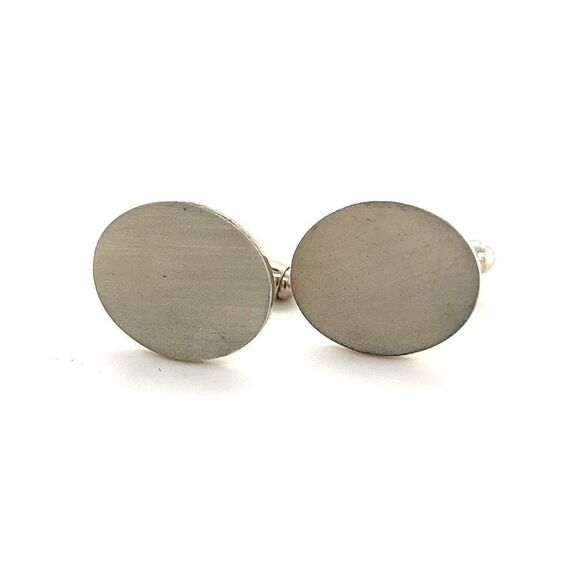 Tiffany & Co Estate Sand Blast Finish Cufflinks Silver 11.6 Grams TIF205 - Picture 11 of 12